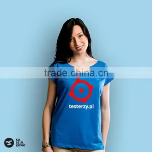 2016 Custom Design T-shirt Print Logo Slogan Screenprint Transfer DTG OEM Service Women thumbnail-2