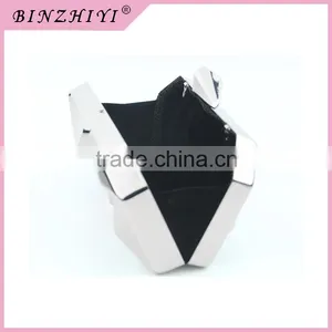 India Clear Lady Acrylic Evening Clutch Bags Metal Frame thumbnail-4