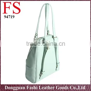 Fashion Korean Style Green Backpack, Girls pu Backpack Bags thumbnail-4