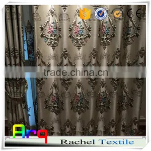 Soft Heavey Touch Flashy Luxury 3D Jacquard Turkish Style Curtain Fabrics- Haining Textile Manufacture Quality Choice thumbnail-2