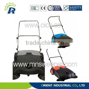 Portable Hand Push Mechanical Principle Road Sweeping Car Without Battery Use thumbnail-4