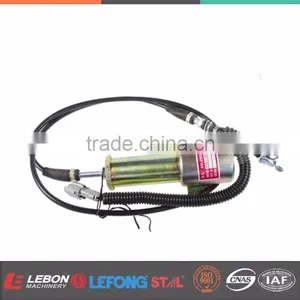 11E1 60100 24 24V Engine Stop Shutdown Solenoid Valve for Excavator Engine Parts thumbnail-1