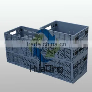 Big Folding Box Plastic Folding Turnover Box for Fruits and Vegetables thumbnail-3