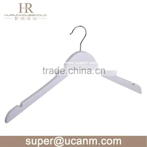HRW-6610W White Cloth Wood Top Hanger thumbnail-1