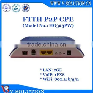FTTH 1.25Gbps SFF Uplink 2GE+1POTS+WiFi Downlink Access Point P2P CPE Equipment thumbnail-1