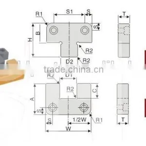 Mold Titanium Nitrided Side Block thumbnail-2