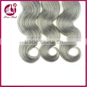 Unprocessed 7a Chinese Gold Vender Straight 1b Grey Ombre 100 Human Hair for Sale thumbnail-4