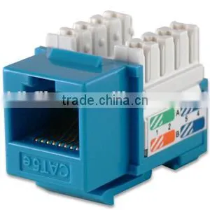 Ethernet Networking Utp Cat6/cat5 RJ45 Keystone Jack, Cat5 Cat6 Solution Network Module thumbnail-5