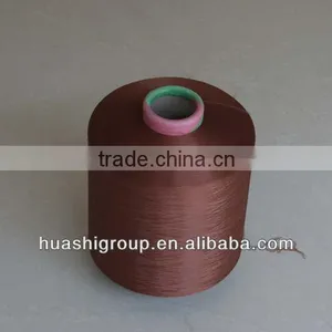 Polyester Yarn,100/36 Dope Dyed Polyester Dty Yarn for Knitting Socks thumbnail-1