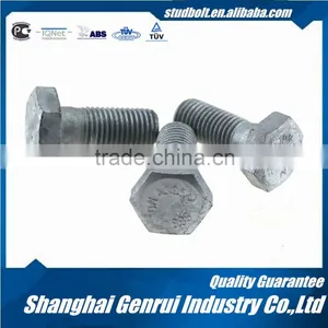 DIN960 Coarse Metal Toggle Hex Bolt and Washer and Nut thumbnail-2
