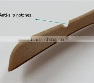 Popular Plastic Dresses Cheap Women Rubber Hangers With Notches thumbnail-5