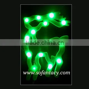 Christmas Deer Light Shape Led Decorative Deer Light on the Window thumbnail-1