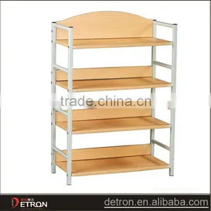 Wood and Metal Floor Shoes Store Shelf thumbnail-1
