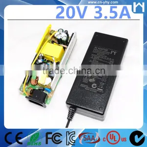 AC DC Adapter 20V UL Approved Switching Power Supply 20V 3.5A UL Power Supply thumbnail-1