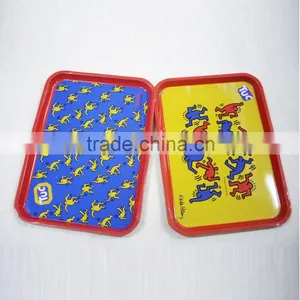 Square Serving Tin Tray Mental Beer Bar Tray thumbnail-1