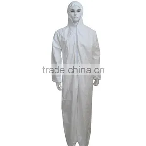 Dark Blue Safety Work Wear Polypropylene Disposable Coveralls thumbnail-4