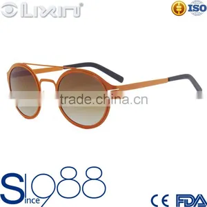 Unisex Retro Round Sunglasses Frog Sunglasses Metal Sunglasses 66JT007 thumbnail-1