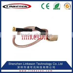 (factory Price) 90 Deg MMCX Male RA to RP-SMA Male Female Pin Right Angle Pigtail Cable RG316 thumbnail-1
