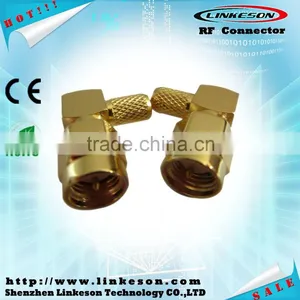 RF Connector SMA Male Right Angle Connector for Rg58 Cable thumbnail-1