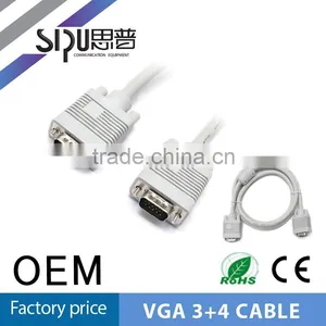 SIPU High Quality VGA Cable VGA HD15P M-M Shielded Connection Cable thumbnail-1
