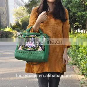 High Quality Shoulder Bag Fashion Messenger Bags Cotton Handbags Women Embroidery & Ethnic Style Bag Vintage thumbnail-3
