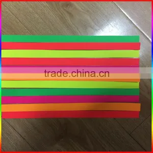 Colorful Fluorescent Paper Sticker, Fluorescent Sticker Strip thumbnail-1