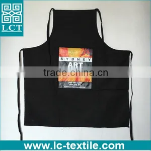 Custom Design Heat Transfer Print Black Color Apron for Sydney Art School thumbnail-1