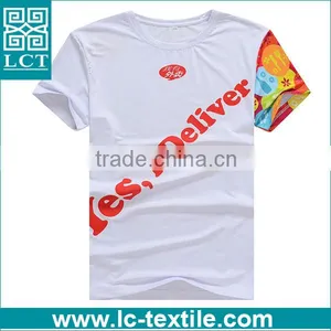 High Grade Charming Popular Style Plain Cotton White New Model Men's T-shirt thumbnail-1
