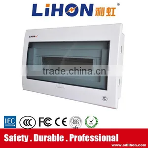 13 Way Single Transparent PC or White Opaque Cover Flush Mount Auto Open Electrical Distribution Box thumbnail-2