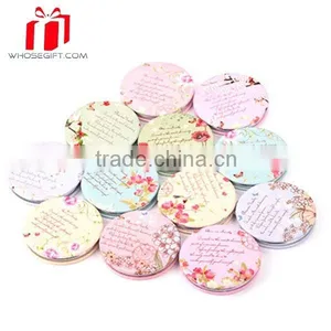 Fashion Pu Leather One Side Compact Mirror For Wholesale thumbnail-1