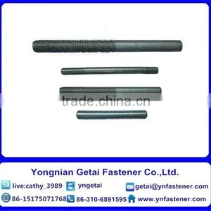 Single Head Bolts/Single End Studs in Bolts, DIN933/931 H.D.G / Galvanized With Black /yellow Zinc Plated/blue White thumbnail-2