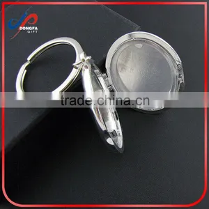 Custom Cheap Promotion Gift Metal Photo Frame Keychain Metal Keychain thumbnail-1