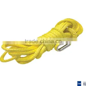 Yellow 9mm x 30meters Synthetic Winch Rope for Offroad/4x4/4wd/atv thumbnail-1
