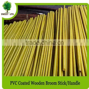 Guangxi Factory Price Plastic Covered Wooden Broom Handle Brush and Mop Stick thumbnail-5