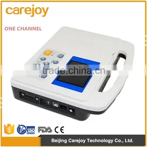 China Medical Devices AC/DC Power, Built-in Rechargeable Ni-H Battery Poratble Ecg Machine for Sale thumbnail-1