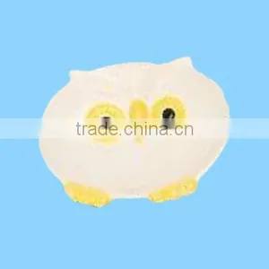 Fancy Wise Ceramic Owl Soap Plate thumbnail-1