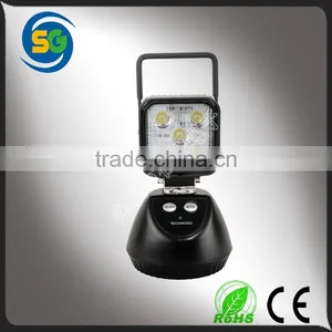 Powerful Magnetic Base 10w Rechargeable LED Work Lamp thumbnail-6