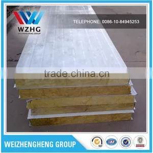 Best Selling Products Rockwool Roof Sandwich Rockwool Insulation Sandwich Panel thumbnail-4