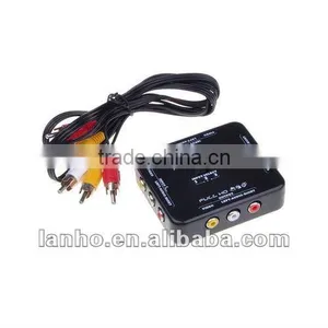 HD Audio Video Switching Three-way AV+S Signal Switch thumbnail-1