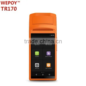 5.5 Inch 3G Handheld Android Pos Terminal With Printer thumbnail-2
