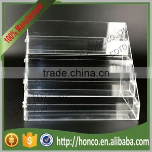 Top Selling 32pcs 4 Tiers Acrylic Nail Polish Cosmetics Display Rack Clear Colour thumbnail-6