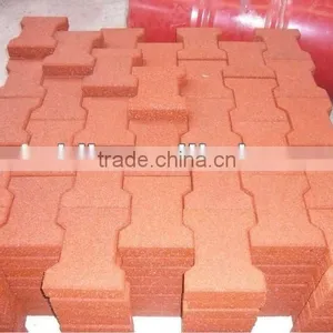 God Sale Super Quality 45mm Thick Rubber Floor Tile thumbnail-1