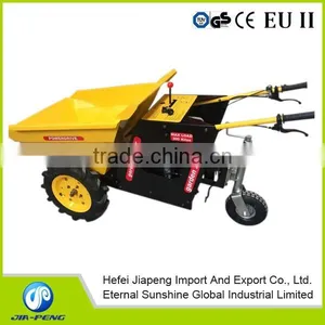 Popular Garden Loader With Snow Plough/Mini Dumper With 3 Wheels/muck Truck With 300kg Capacity CE Certificate thumbnail-1