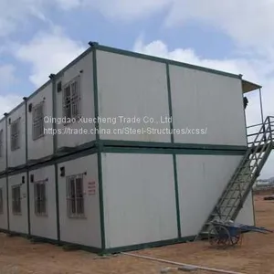 Prefabricated Sandwich Panel Steel Container House thumbnail-1