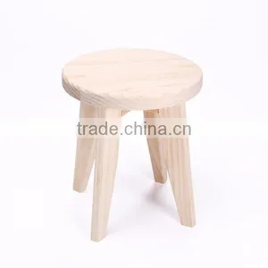 Children Favorite Mini Four Legs Christmas Use Wood Leisure Chair Hot Wholesale thumbnail-5