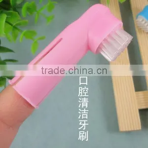 CY107 Dog & Cat Finger Toothbrush Set Pet Dental Care Toothbrush Massage Brush thumbnail-3