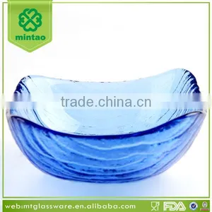 Cheap Handmade Coloured Square Glass Bowls thumbnail-2