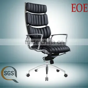 Modern Leather Swivel Chair Herman Miller Office Chair Conference Chair thumbnail-1