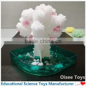 DIY Crystal Growing Science Kit-Cherry Blossom Magic Crystal Tree for Kids Playing thumbnail-1