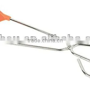 Food Tong Iron With Powder Coating Plastic Coating Handle thumbnail-2